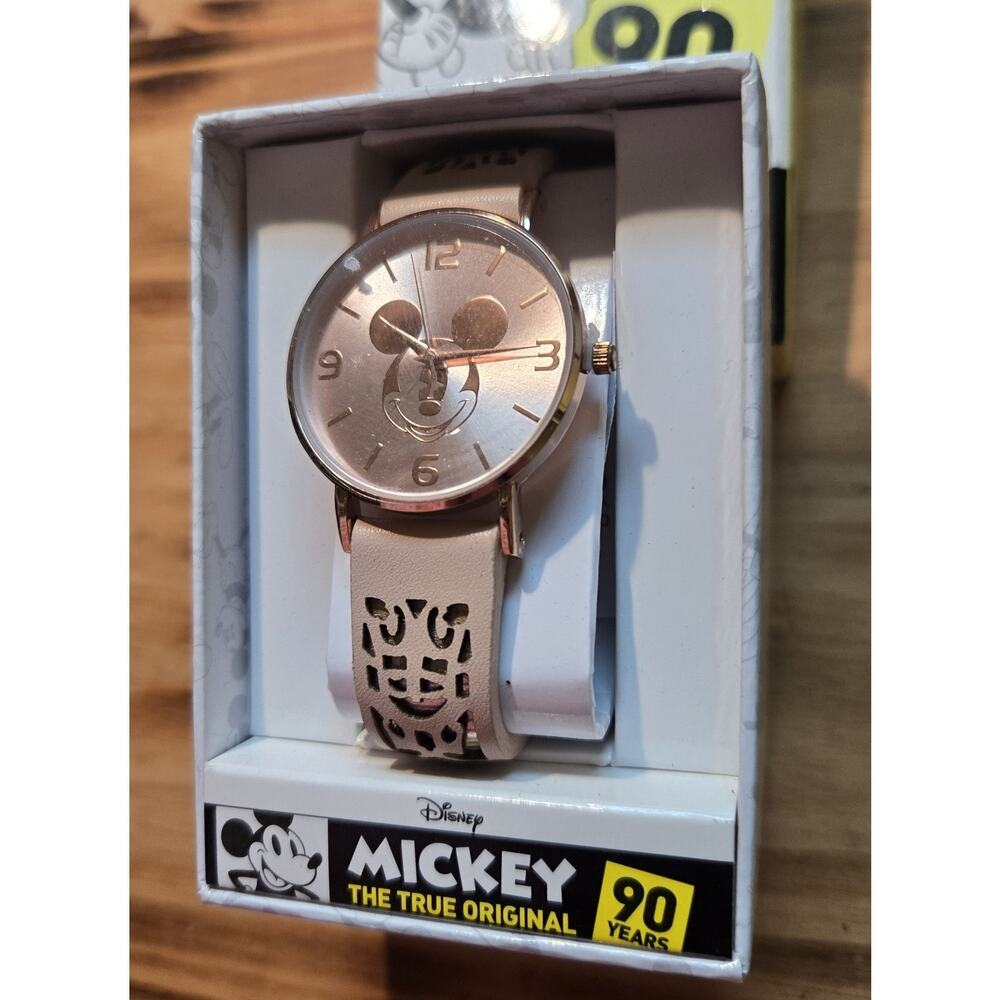 NWT Disney Mickey Mouse Wrist Watch 90th Anniversary Collectible Timepiece - Picture 2 of 4